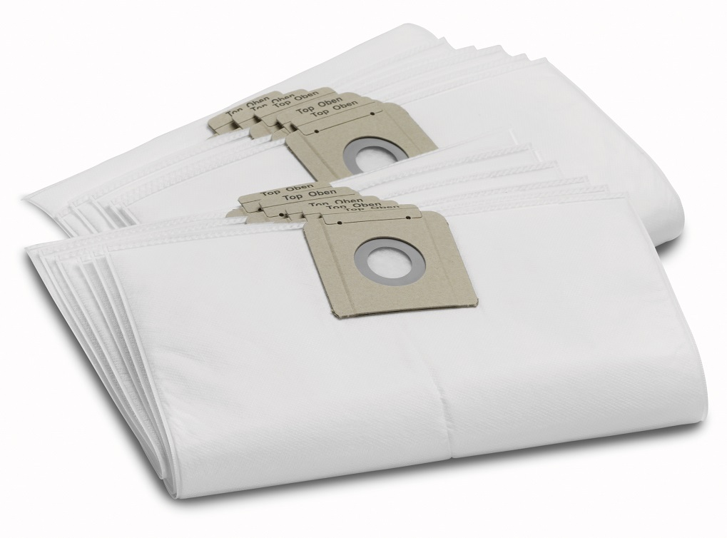 Flizelinowe Torebki Filtracyjne do T10/1 i T12/1 Kärcher (10 szt.)